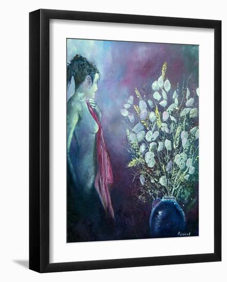 Nude With Pope's Money-Pol Ledent-Framed Art Print