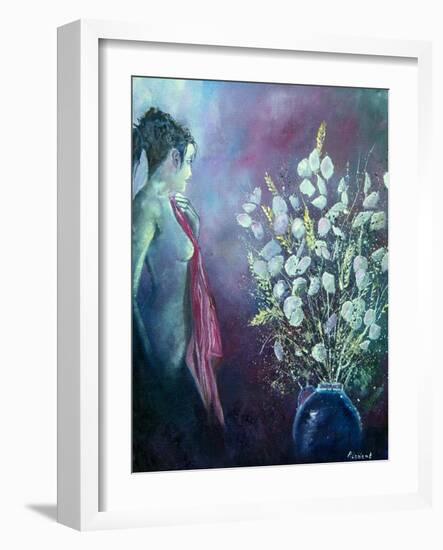 Nude With Pope's Money-Pol Ledent-Framed Art Print