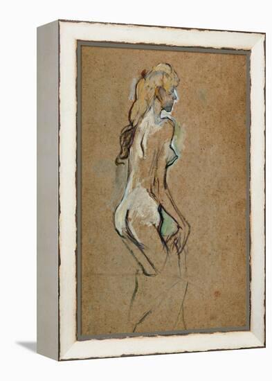 Nude Woman, 1893-Henri de Toulouse-Lautrec-Framed Premier Image Canvas