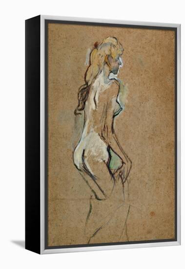 Nude Woman, 1893-Henri de Toulouse-Lautrec-Framed Premier Image Canvas