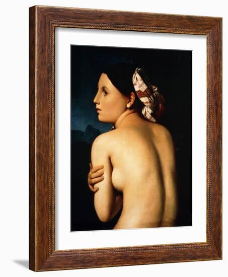 Nude Woman Displaying her Back, 1807-Jean-Auguste-Dominique Ingres-Framed Giclee Print