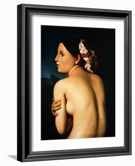 Nude Woman Displaying her Back, 1807-Jean-Auguste-Dominique Ingres-Framed Giclee Print