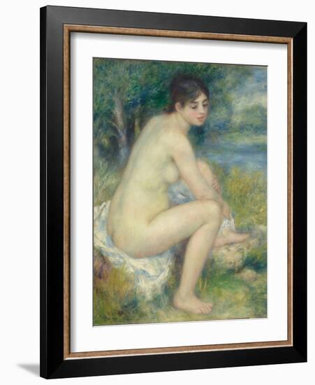 Nude Woman in a Landscape, 1883-Pierre-Auguste Renoir-Framed Giclee Print
