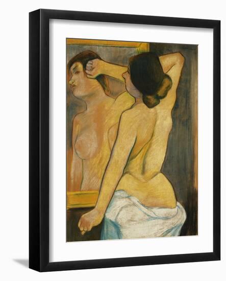 Nude Woman in Front of a Mirror; Femme Nue Devant Un Miroir, 1904-Suzanne Valadon-Framed Giclee Print