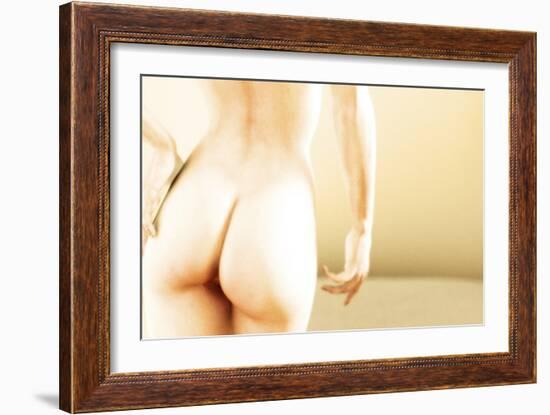 Nude Woman's Buttocks, Computer Artwork-Christian Darkin-Framed Photographic Print