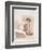 Nude Woman Sitting, Drying Her Right Foot-Pierre-Auguste Renoir-Framed Art Print