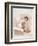 Nude Woman Sitting, Drying Her Right Foot-Pierre-Auguste Renoir-Framed Art Print