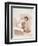 Nude Woman Sitting, Drying Her Right Foot-Pierre-Auguste Renoir-Framed Art Print