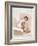 Nude Woman Sitting, Drying Her Right Foot-Pierre-Auguste Renoir-Framed Art Print