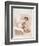 Nude Woman Sitting, Drying Her Right Foot-Pierre-Auguste Renoir-Framed Art Print