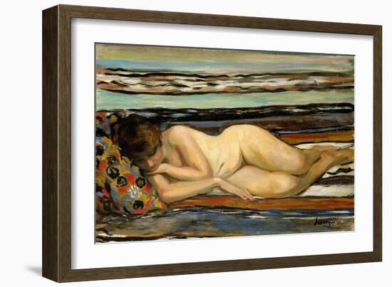 Nude Woman Sleeping-Henri Lebasque-Framed Giclee Print