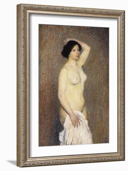 Nude Woman Standing-Henri Martin-Framed Giclee Print