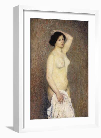 Nude Woman Standing-Henri Martin-Framed Giclee Print