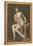 Nude Woman with Wrap-null-Framed Stretched Canvas