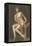 Nude Woman with Wrap-null-Framed Stretched Canvas