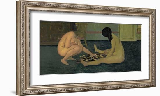 Nude Women Playing at Draughts-Félix Vallotton-Framed Giclee Print