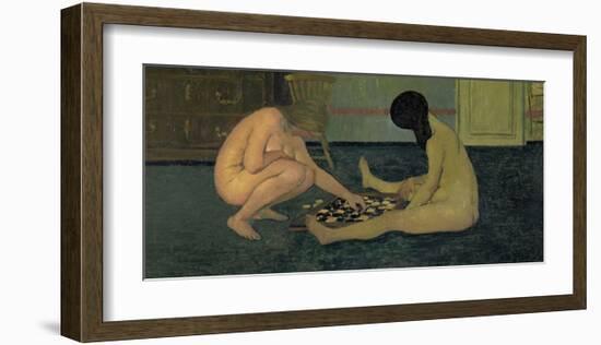 Nude Women Playing at Draughts-Félix Vallotton-Framed Giclee Print