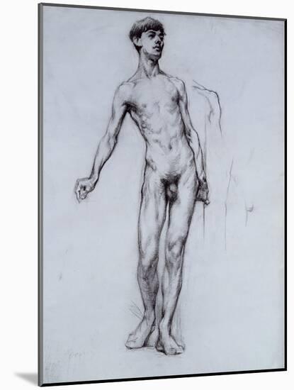 Nude Young Man-Sir William Orpen-Mounted Giclee Print