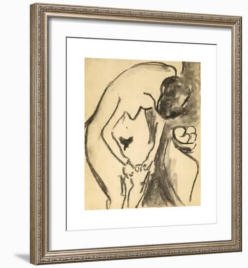 Nude-Ernst Ludwig Kirchner-Framed Premium Giclee Print