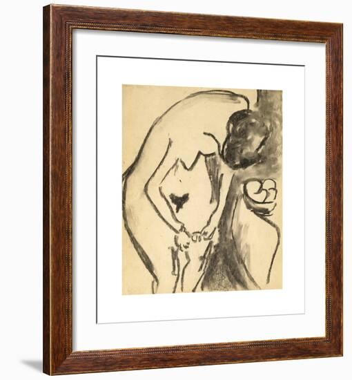 Nude-Ernst Ludwig Kirchner-Framed Premium Giclee Print