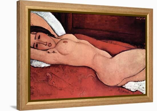 Nude-Amedeo Modigliani-Framed Stretched Canvas