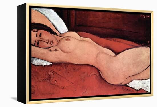 Nude-Amedeo Modigliani-Framed Stretched Canvas