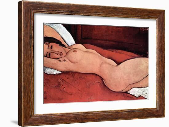 Nude-Amedeo Modigliani-Framed Art Print