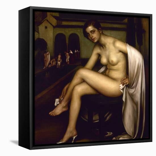 Nude-Julio Romero de Torres-Framed Premier Image Canvas