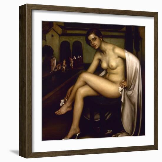 Nude-Julio Romero de Torres-Framed Giclee Print