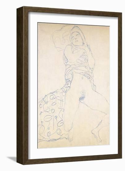 Nude-Gustav Klimt-Framed Giclee Print