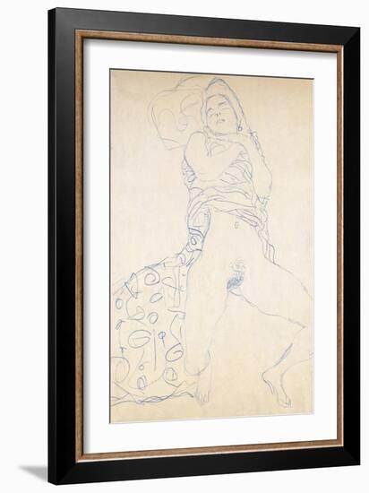 Nude-Gustav Klimt-Framed Giclee Print