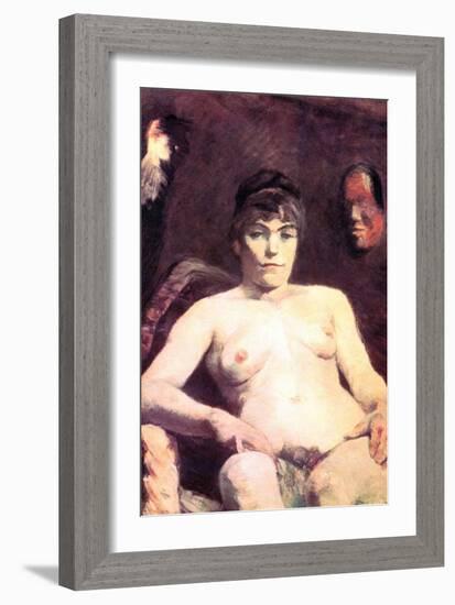 Nude-Henri de Toulouse-Lautrec-Framed Art Print