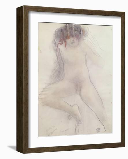 Nude-Auguste Rodin-Framed Giclee Print