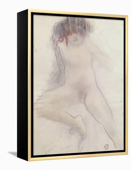 Nude-Auguste Rodin-Framed Premier Image Canvas