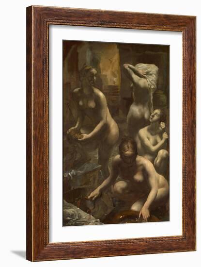 Nudes Bathing, 1929-Alexander Yevgenyevich Yakovlev-Framed Giclee Print