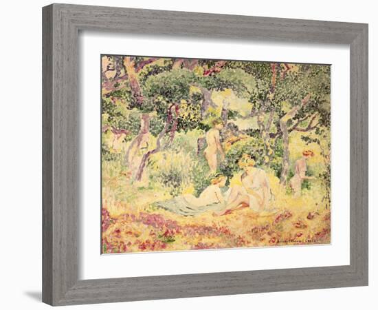 Nudes in a Wood, 1905-Henri Edmond Cross-Framed Giclee Print