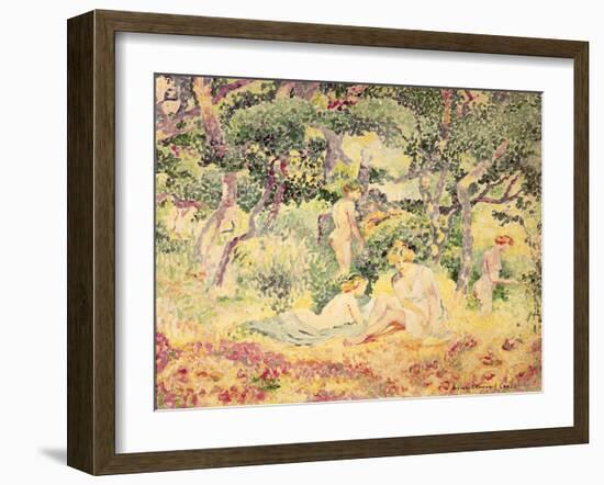 Nudes in a Wood, 1905-Henri Edmond Cross-Framed Giclee Print