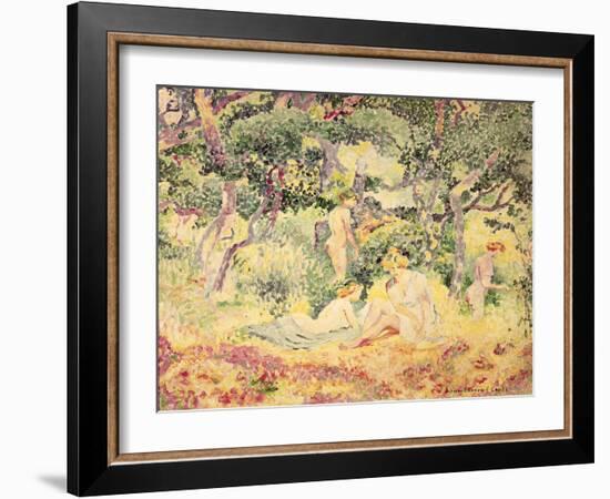 Nudes in a Wood, 1905-Henri Edmond Cross-Framed Giclee Print