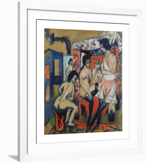 Nudes in Studio-Ernst Ludwig Kirchner-Framed Premium Giclee Print