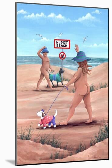 Nudist Beach-Peter Adderley-Mounted Art Print