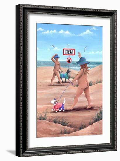 Nudist Beach-Peter Adderley-Framed Art Print