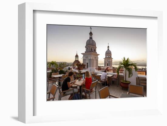 Nuestra Senora De La Asuncion Cathedral at Parque Cespedes, Santiago De Cuba, Cuba-Yadid Levy-Framed Photographic Print