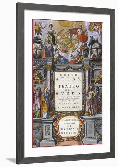 Nuevo Atlas o Teatro del Mundo, 1659-Joan Blaeu-Framed Giclee Print