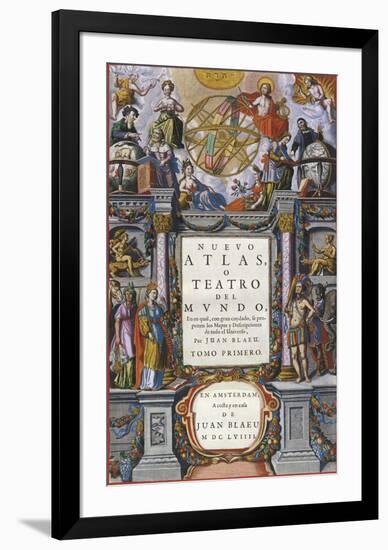 Nuevo Atlas o Teatro del Mundo, 1659-Joan Blaeu-Framed Giclee Print