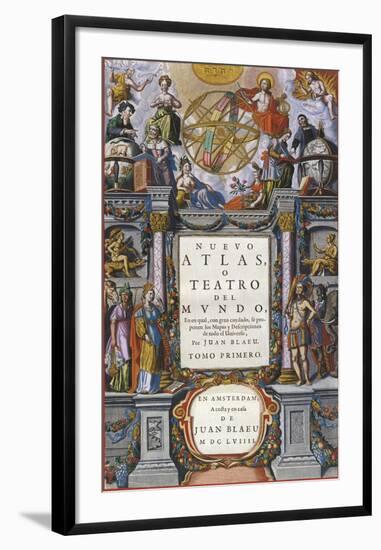 Nuevo Atlas o Teatro del Mundo, 1659-Joan Blaeu-Framed Giclee Print