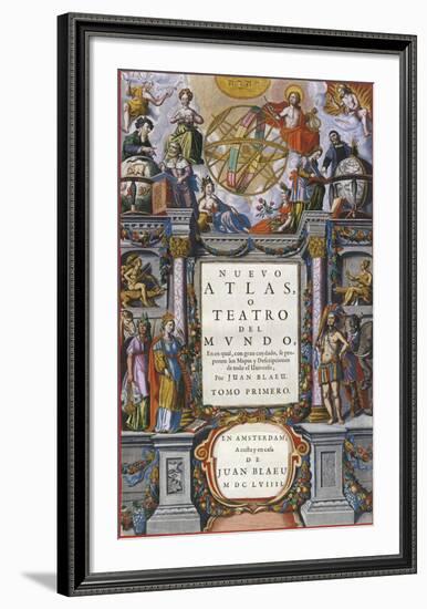 Nuevo Atlas o Teatro del Mundo, 1659-Joan Blaeu-Framed Giclee Print