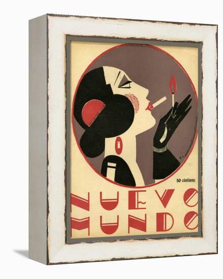 Nuevo Mundo, Magazine Cover, Spain, 1923-null-Framed Premier Image Canvas