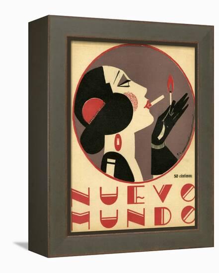 Nuevo Mundo, Magazine Cover, Spain, 1923-null-Framed Premier Image Canvas