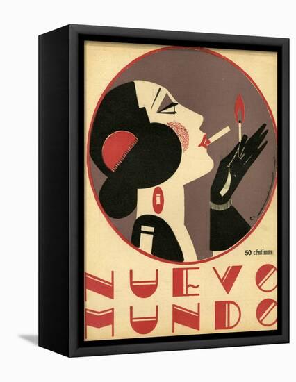 Nuevo Mundo, Magazine Cover, Spain, 1923-null-Framed Premier Image Canvas