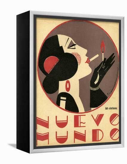 Nuevo Mundo, Magazine Cover, Spain, 1923-null-Framed Premier Image Canvas